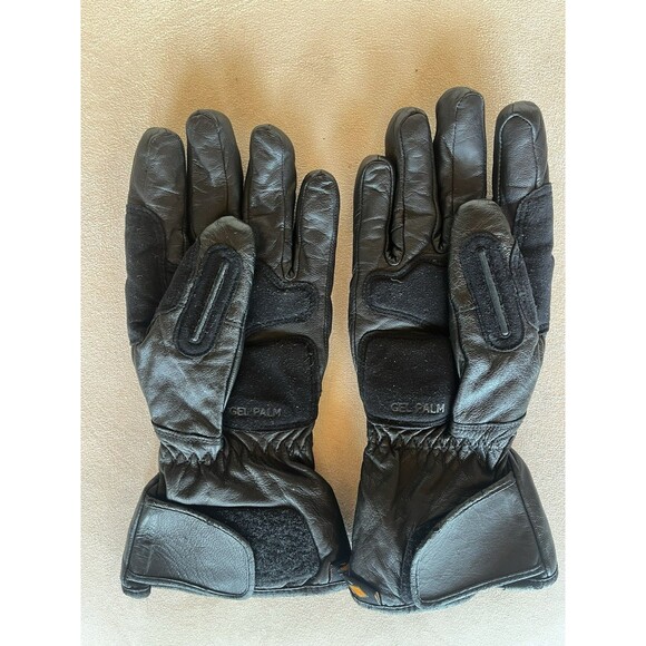 Power Tripp Women’s Black Motorcycle Leather Dry Tech Thinsulate Gloves SZ M - Picture 3 of 8